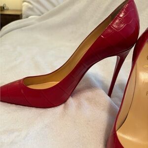 Elegant Red Stiletto Heels